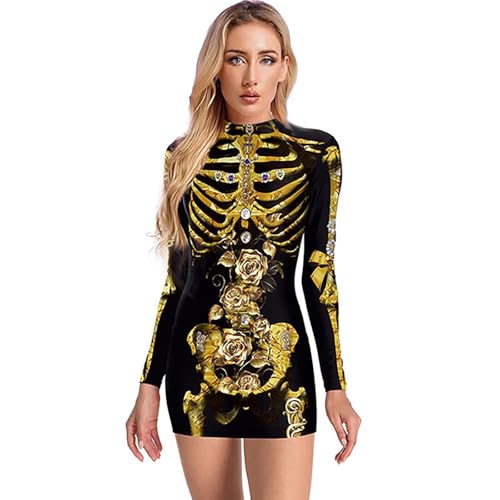 riou Halloween Damen Prinzessin Kleid Steampunk Gericht Cosplay Bodenlänge Hexenkostüm Punk Kleid Gothic mit Renaissance Freizeitkleider Cosplay Dress Roben Zweiteiliger Einfarbig von riou