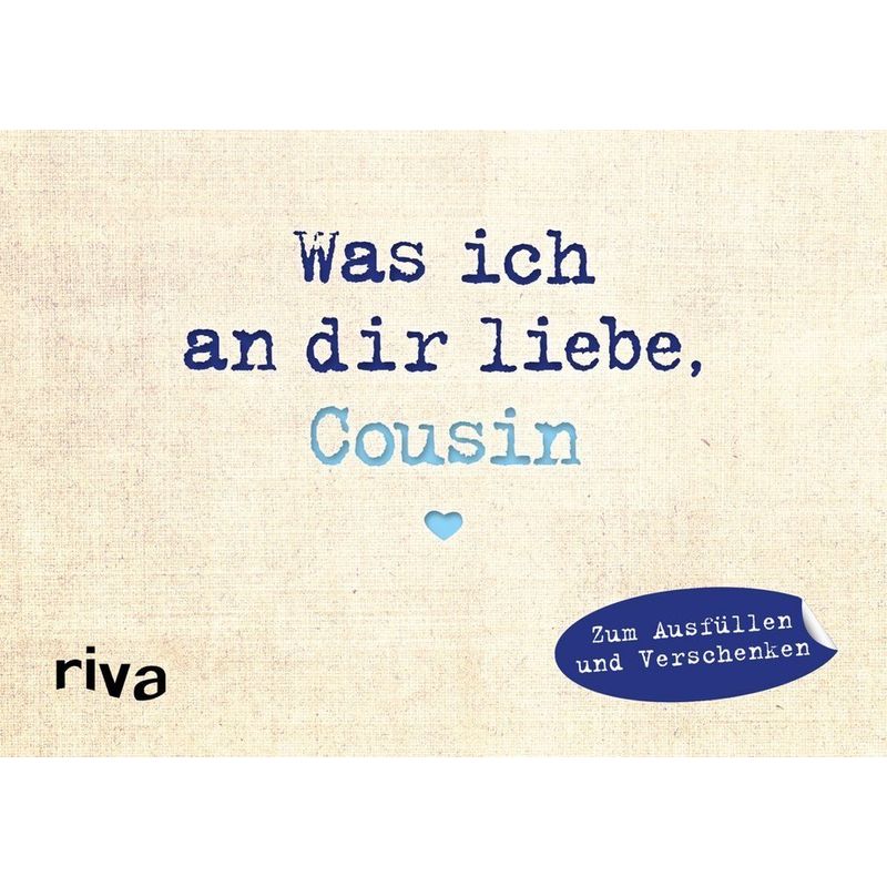 Was ich an dir liebe, Cousin - Miniversion von riva Verlag