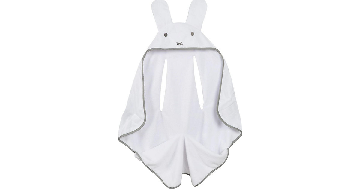 Baby-Einschlagdecke 'miffy®' mit Schlitzen Gurte alle Autositze & Kinderwagen, grau, 82,5 x 73 cm  Kinder von roba