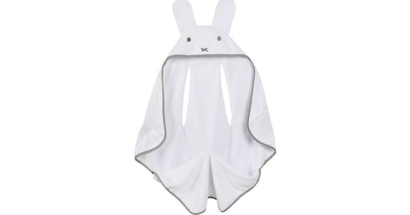 Baby-Einschlagdecke 'miffy®' mit Schlitzen Gurte alle Autositze & Kinderwagen, grau, 82,5 x 73 cm  Kinder von roba