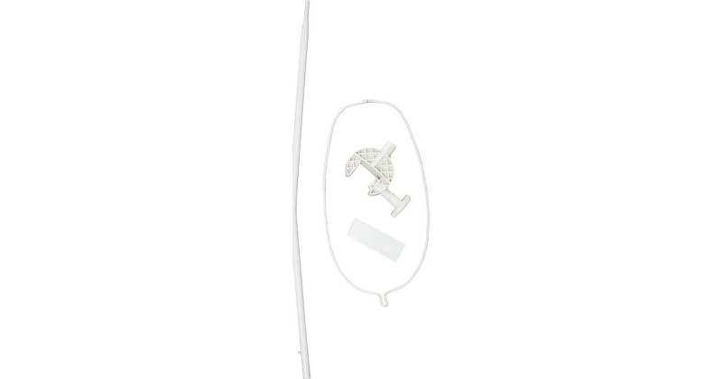 Himmelstange, Universal Himmelhalter, weiß, Babybetthimmel, rund, ca. 72 cm hoch  Kinder von roba