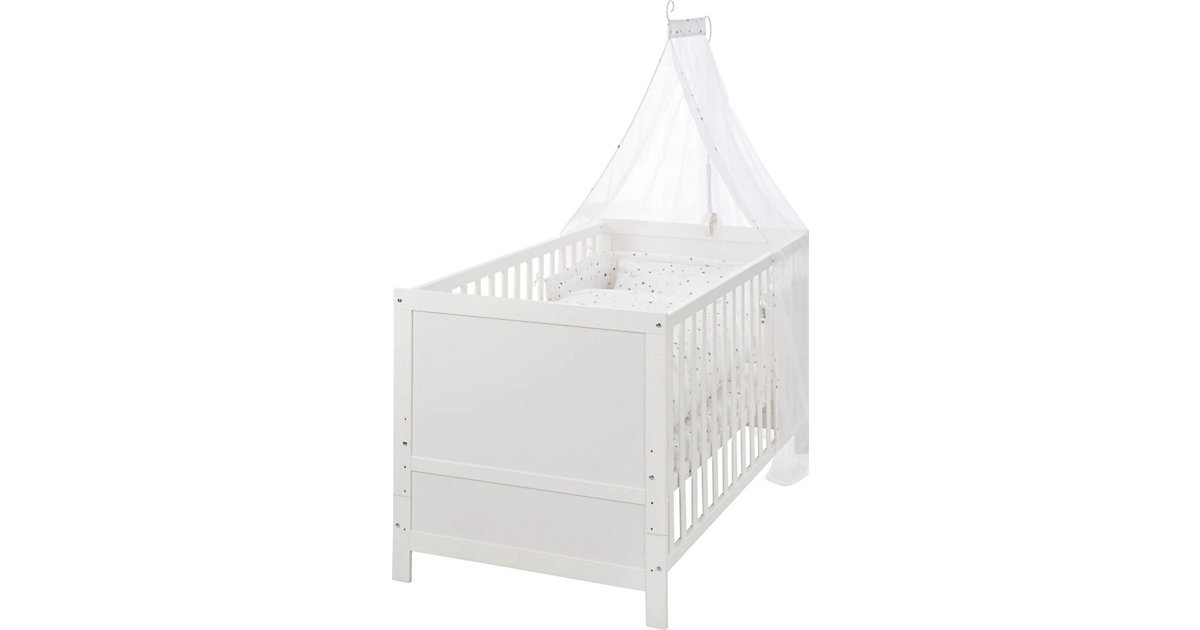 Kinderbettset, 70 x 140 cm Sternenzauber grau weiß Kinderbettset, 70 x 140 cm Sternenzauber grau weiß von roba