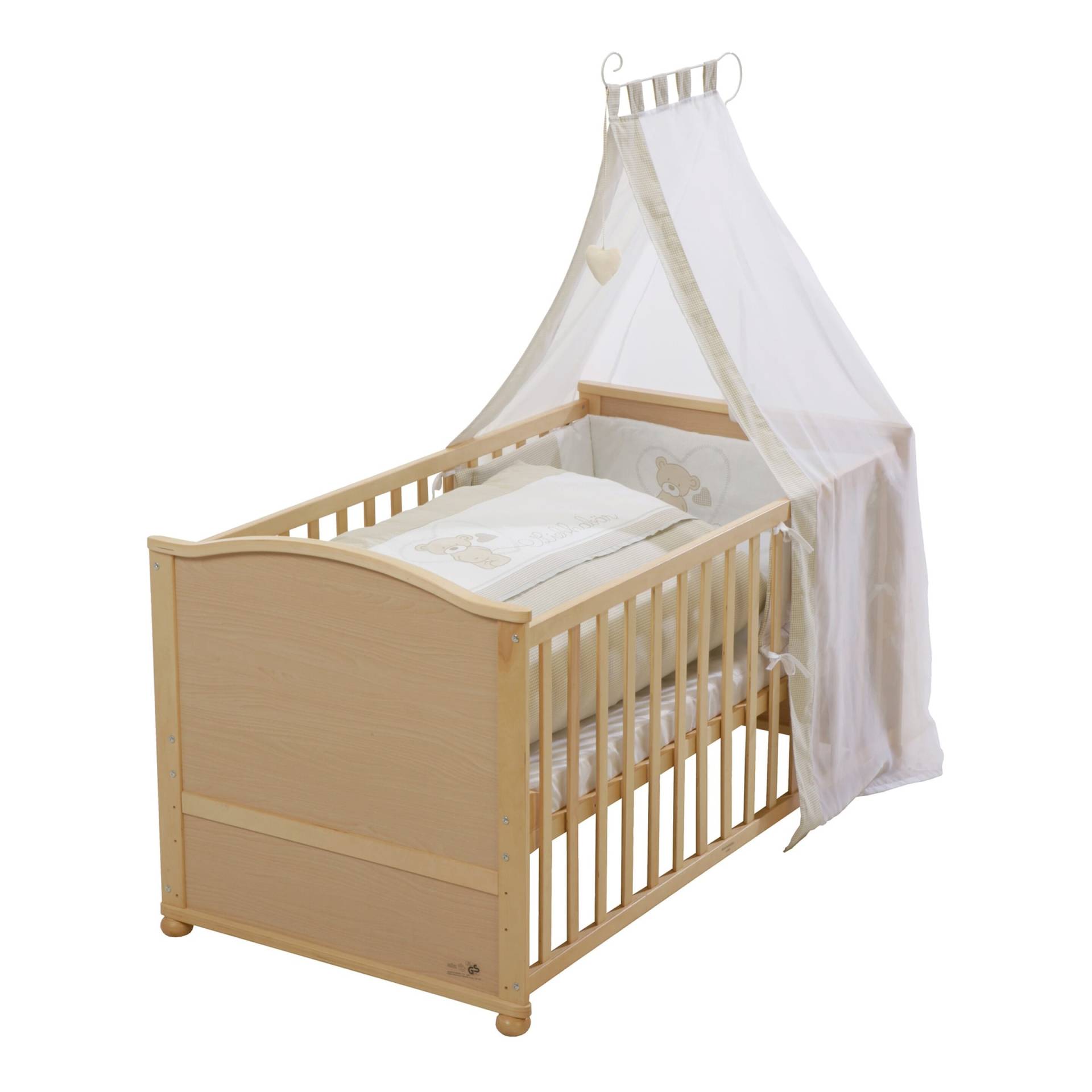Roba Babybett mit Ausstattung Liebhabär 70x140 cm von roba