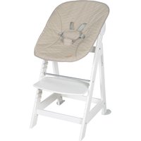 Roba »Born up Greyish« 2-in-1-Hochstuhl - 44,5x54x80cm - weiß - Holz / Holz Roba »Born up Greyish« 2-in-1-Hochstuhl - 44,5x54x80cm - weiß - Holz / Holz von roba