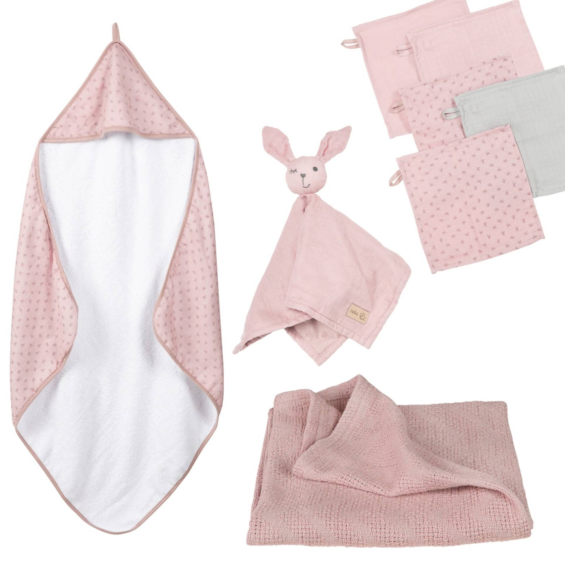 Roba Geschenkset Babypflege Lil Planet rosa von roba