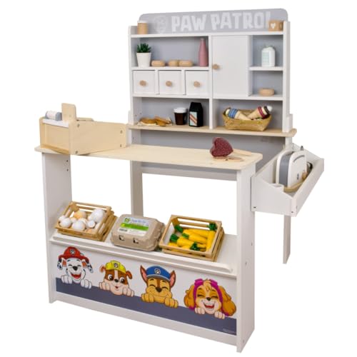 Roba Kaufladen Paw Patrol - Kaufmannsladen aus Holz für Kinder von roba