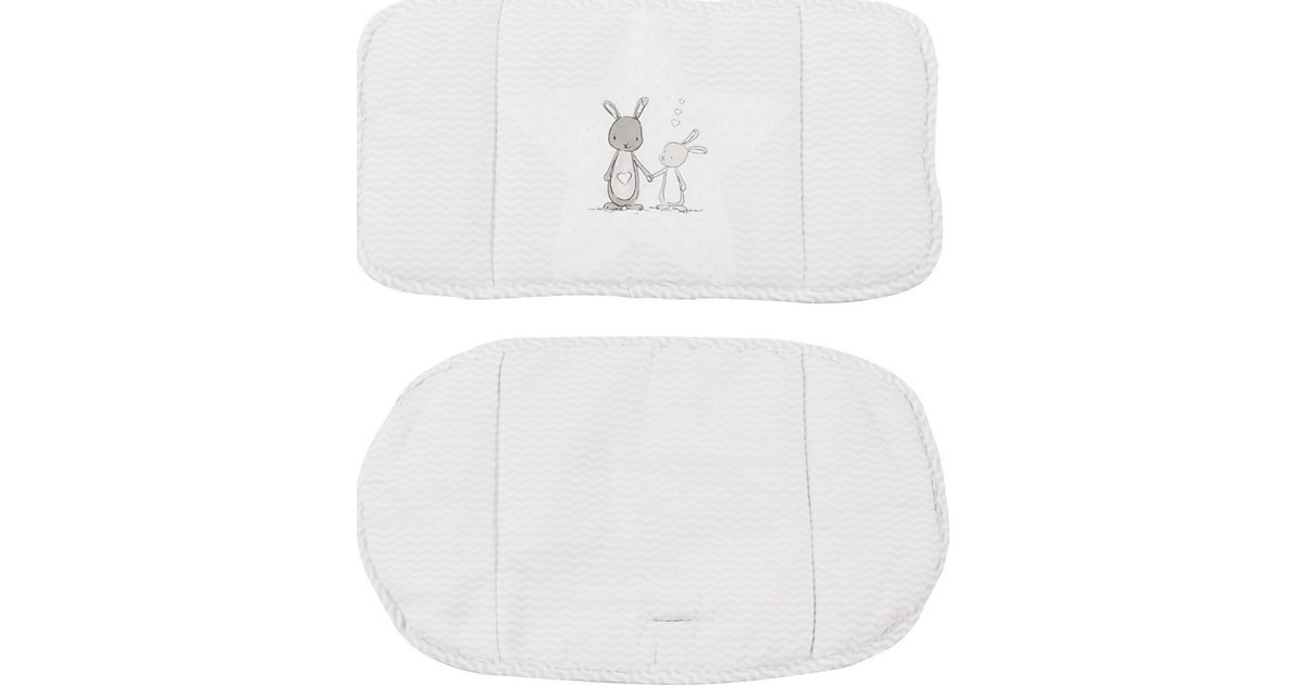 Sitzverkleinerer 2-teilig Fox & Bunny, Hochstuhleinlage/ Sitzkissen Treppenhochstuhl 'Sit Up/Grow Up' wollweiß Kinder Sitzverkleinerer 2-teilig Fox & Bunny, Hochstuhleinlage/ Sitzkissen Treppenhochstuhl 'Sit Up/Grow Up' wollweiß Kinder von roba