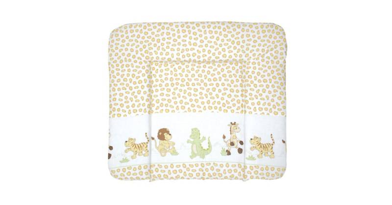 Wickelauflage Soft, Safari, 85 x 75 cm hellgelb von roba
