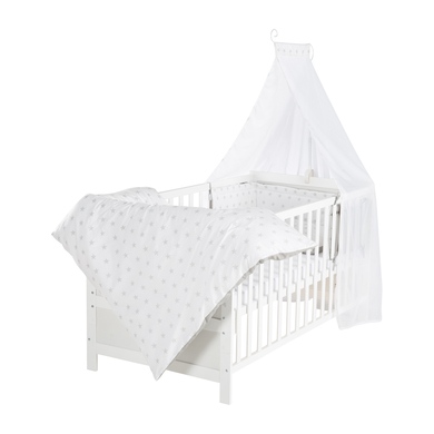 roba Kinderbettset Sterne & Punkte 70x140 cm von roba