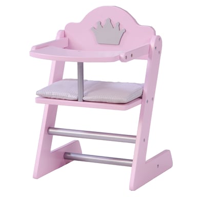 roba Puppenhochstuhl Prinzessin Sophie, Rosé lackiert roba Puppenhochstuhl Prinzessin Sophie, Rosé lackiert von roba