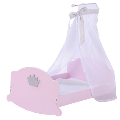 roba Puppenwiege Prinzessin Sophie, Rosé lackiert roba Puppenwiege Prinzessin Sophie, Rosé lackiert von roba
