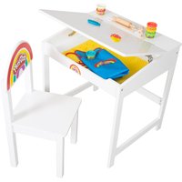 roba x Play-Doh Schulpult mit Zubehör - 55x49x58cm - weiß - Holz roba x Play-Doh Schulpult mit Zubehör - 55x49x58cm - weiß - Holz von roba