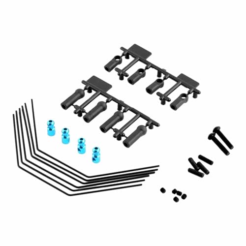 rockible 1/10 RC Ersatzteile, Universal Stabilisator Set, Vorne Und Hinten RC Stabilisator Kits für RC Hobby, Auto LKW Fahrzeuge Crawler XV01 rockible 1/10 RC Ersatzteile, Universal Stabilisator Set, Vorne Und Hinten RC Stabilisator Kits für RC Hobby, Auto LKW Fahrzeuge Crawler XV01 von rockible