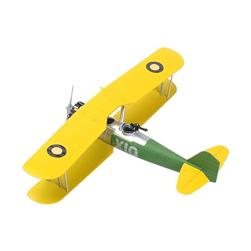 rockible 1/48 Modellflugzeug-Kits, DIY-Flugzeugdekoration, einfach zu montierendes Sammlungsflugzeug, 4D-Montage, 3D-Puzzle-Flugzeugmodell, Gelb X10 von rockible