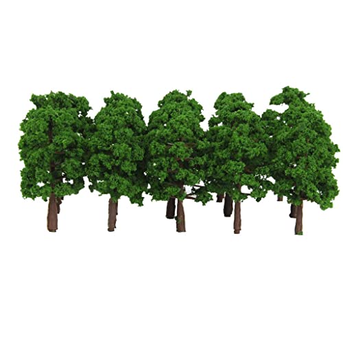 rockible 20 Stück Miniatur Bäume für Modelleisenbahnen, Grün, 3,15 Zoll 8 cm rockible 20 Stück Miniatur Bäume für Modelleisenbahnen, Grün, 3,15 Zoll 8 cm von rockible