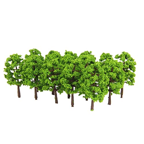 rockible 20 Stück Miniatur Bäume für Modelleisenbahnen, Hellgrün, 3,15 Zoll 8 cm rockible 20 Stück Miniatur Bäume für Modelleisenbahnen, Hellgrün, 3,15 Zoll 8 cm von rockible