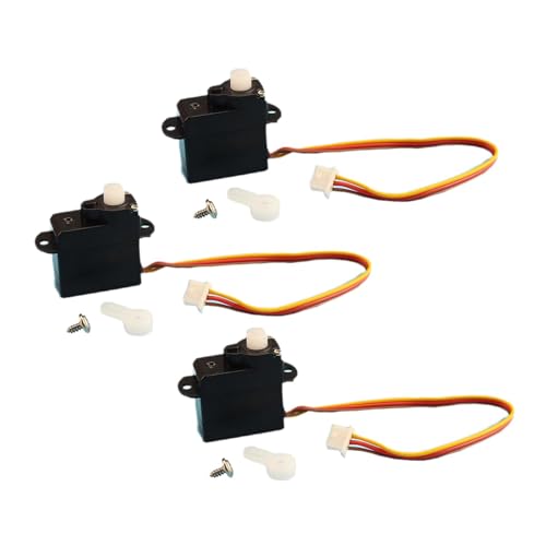 rockible 3-teiliges RC Helicopter Servo Set Upgrade Modifikation Ersatzteile Servo RC Teile Ersatzteil für Wltoys Helikopter rockible 3-teiliges RC Helicopter Servo Set Upgrade Modifikation Ersatzteile Servo RC Teile Ersatzteil für Wltoys Helikopter von rockible