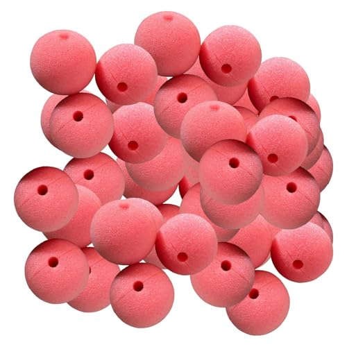 rockible 50 Fache Clownnasen Schwammkugeln für Karnevalsbühne Performance Praktische Witze, Rosa rockible 50 Fache Clownnasen Schwammkugeln für Karnevalsbühne Performance Praktische Witze, Rosa von rockible