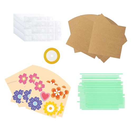 rockible Bastelset für Blumenstrauß, erstellen Sie Ihren eigenen Papierblumenstrauß für Verschiedene Anlässe, 48 Stück rockible Bastelset für Blumenstrauß, erstellen Sie Ihren eigenen Papierblumenstrauß für Verschiedene Anlässe, 48 Stück von rockible
