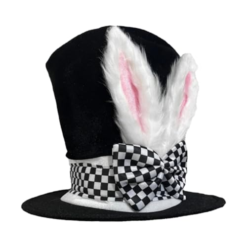 rockible Bunny Ear Top Has Ostern Kaninchen Kostümzubehör für Geburtstagsgeschenk -Prop Party Kopfbevorzugung Kopfbevorzugung für Performance Show Carnival von rockible