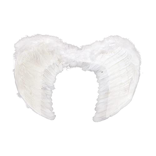 rockible Feder Engel Flügel Kostümzubehör für Maskerade und Bühnenauftritte, Weiß rockible Feder Engel Flügel Kostümzubehör für Maskerade und Bühnenauftritte, Weiß von rockible