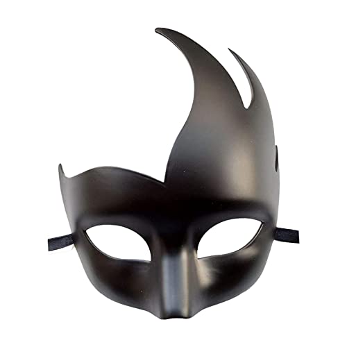 rockible Flammenbogen Maske Halloween Cosplay Kostüm Erwachsene Halbmaske für Festivals, Stil b von rockible