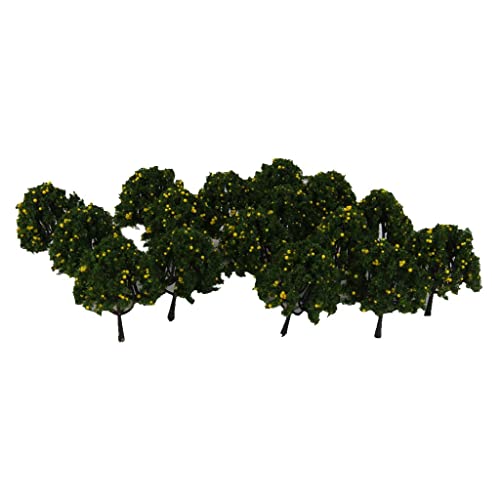 rockible Frische Gelbe Obstbäume für Modellbahnen von rockible