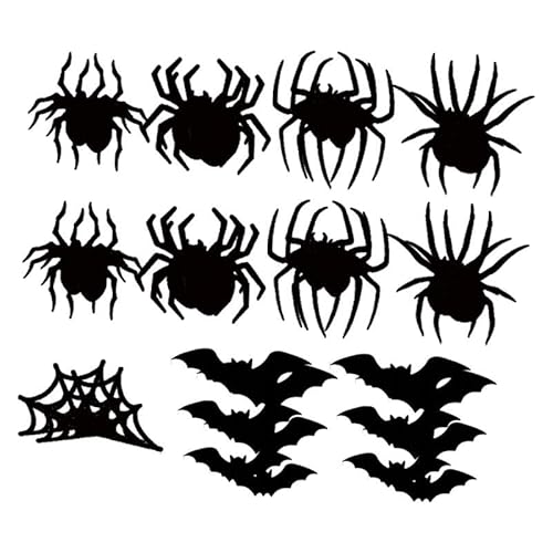 rockible Halloween 3D Fledermaus Wandaufkleber Fensteraufkleber Wandkunst für Bauernhaus, 30 Stück von rockible