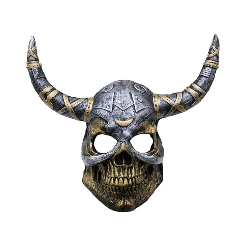 rockible Halloween-Skelettmaske, gruselige Skelettmaske für Festival-Ankleidepartys und Nachtclubs von rockible