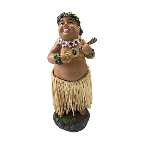 rockible Hawaiianisches Mädchen posiert, hawaiianische Armaturenbrett-Puppe, Sammlerfiguren, Mini-Armaturenbrett, Wackelköpfe, Hochzeit von rockible