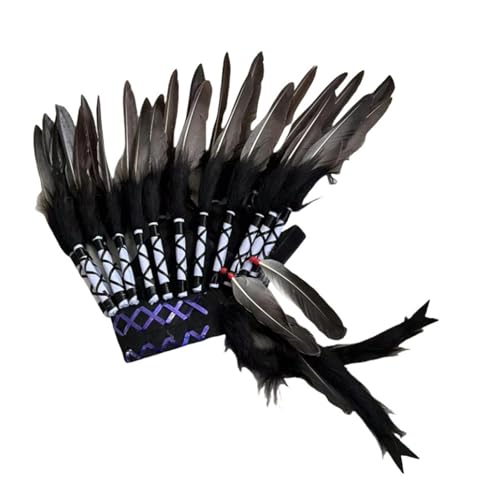 rockible Indischer Kopfschmuck, einzigartige Foto-Requisiten, indischer Hut für Maskerade, Aufführung, Tanz, A rockible Indischer Kopfschmuck, einzigartige Foto-Requisiten, indischer Hut für Maskerade, Aufführung, Tanz, A von rockible