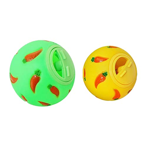 rockible Intelligente Katzenspielzeug für Hunde - Futterautomat mit Spielball, Gelbgrün von rockible