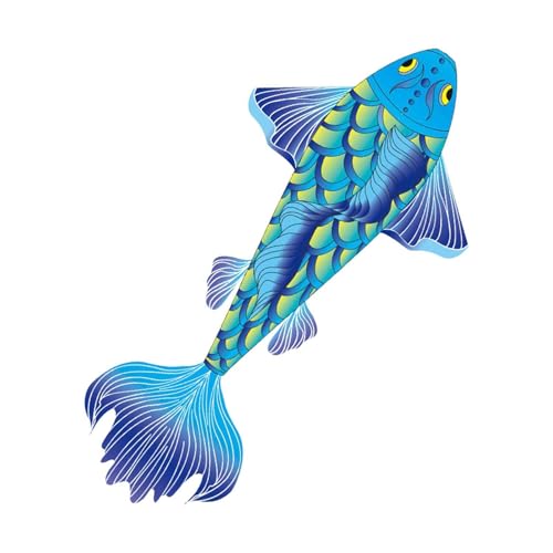 rockible Koi Kite Design für Kinderspiele Und Erholung für Erwachsene Im Hof, Blau von rockible