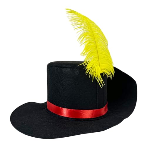 rockible Lustiger Partyhut aus Filz, Zaubererhut für Kostüme, Maskeraden, Mottopartys von rockible