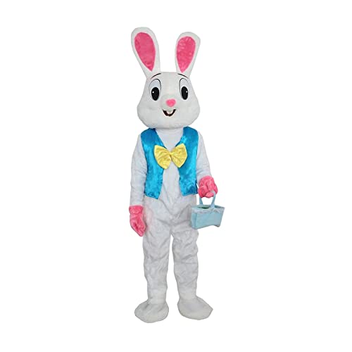 rockible Premium Häschen Verkleidung für Erwachsene, Festliches Kaninchen Kostüm von rockible