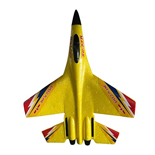 rockible RC Fixed Wing Flugzeug Outdoor Flying Spielzeug Funksteuerflugzeug Segelflugzeug RC Flugzeug im Alter von 12 Jahren Kinder, GELB von rockible