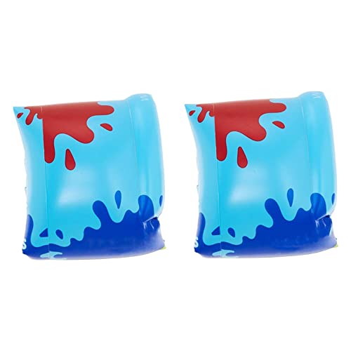 rockible Schwimmarm Schwimmringe Schwimmarm Schwimmkörper Schwimmflügel Hülsen Schwimmringe Pool Aufblasbare Arm Schwimmkörper Bänder, Blaue Runde von rockible