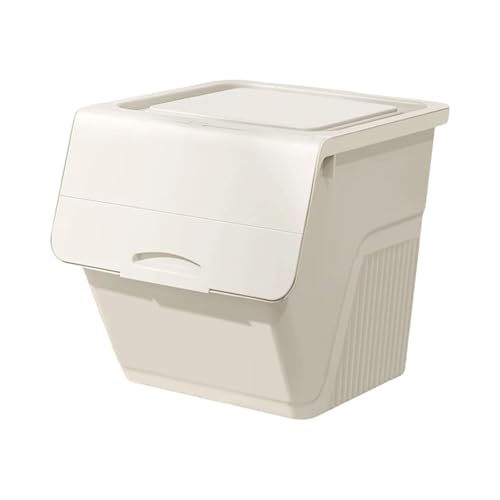 rockible Spielzeug-Aufbewahrungsbox, Stofftier-Organizer, große Spielzeug-Organizer-Truhe für Kinderzimmer, Beige von rockible