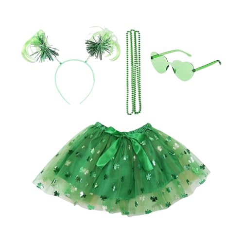 rockible St. Patrick's Day Kostüm-Set, Lange Perlenkette für Geschenke, Mottoparty rockible St. Patrick's Day Kostüm-Set, Lange Perlenkette für Geschenke, Mottoparty von rockible