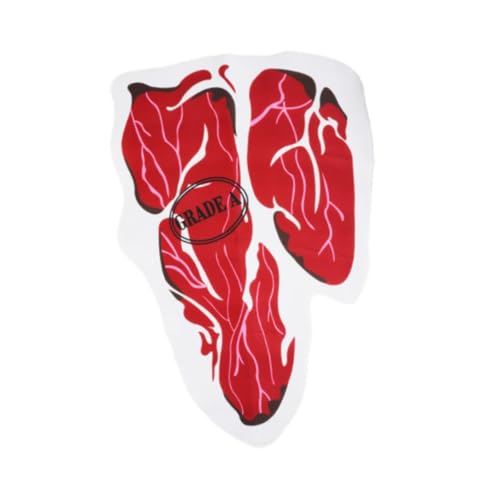 rockible Steak-Kostüm für Erwachsene, Kostüm für Bühnenauftritte, Karnevals- und Mottopartys rockible Steak-Kostüm für Erwachsene, Kostüm für Bühnenauftritte, Karnevals- und Mottopartys von rockible