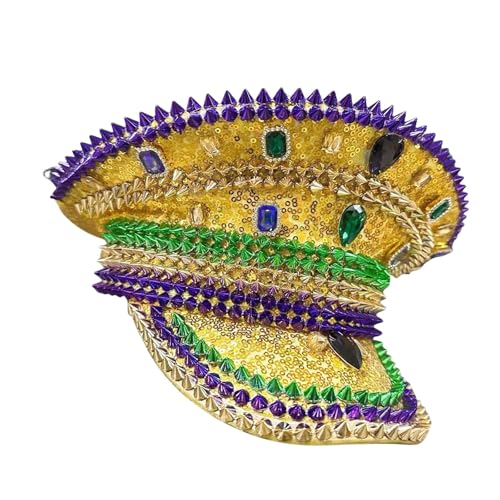 rockible Strasshut Modekostümhut für Jazz Halloween Cosplay Cosplay Food Dress Party, Gold rockible Strasshut Modekostümhut für Jazz Halloween Cosplay Cosplay Food Dress Party, Gold von rockible