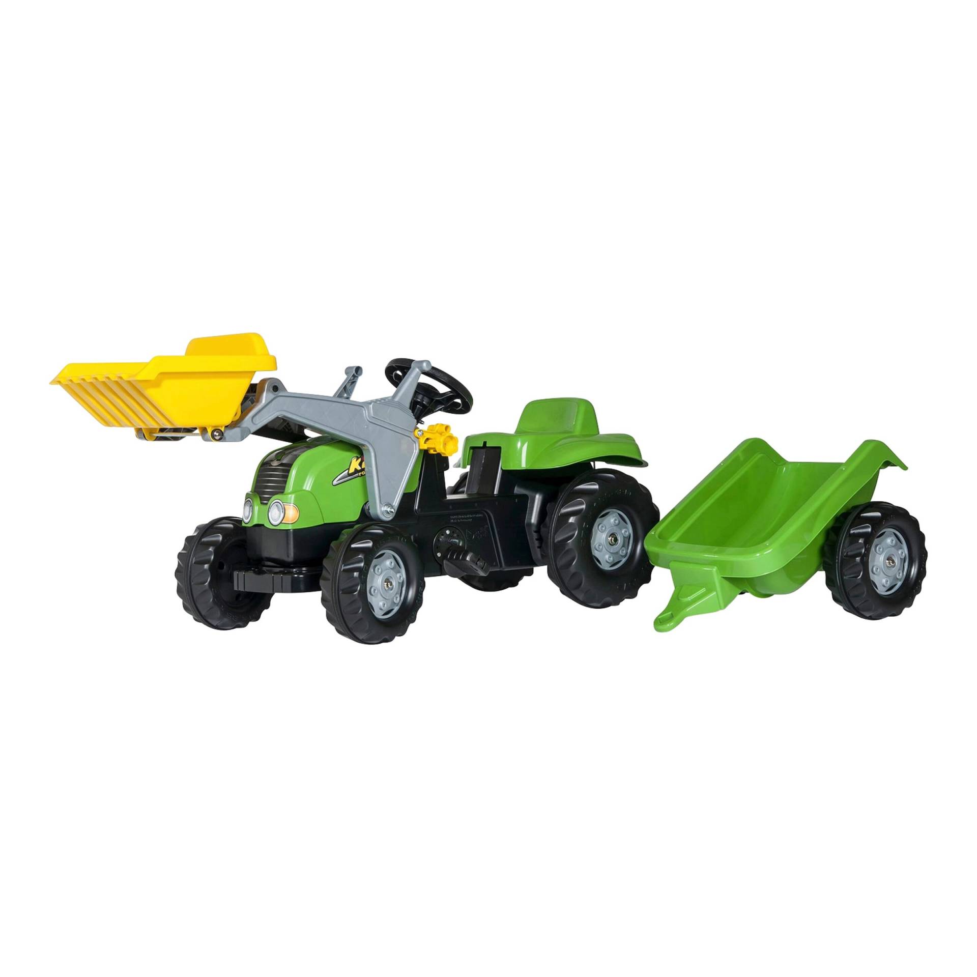 Rolly Toys® Trettraktor rollyKid-X mit Frontlader und Anhänger von rolly toys
