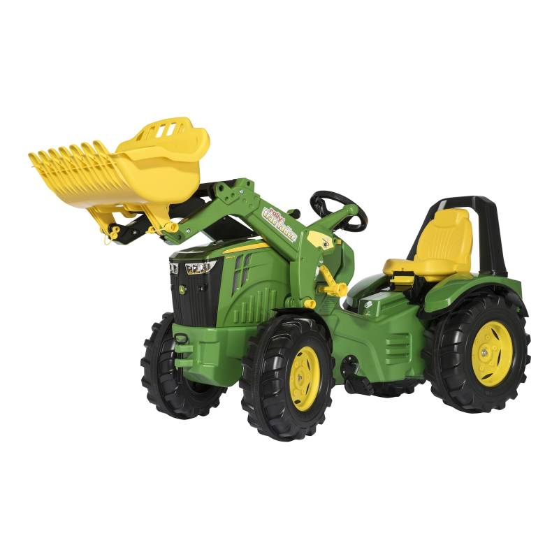 Rolly Toys® Trettraktor rollyX-Trac Premium John Deere 8R mit Frontlader von rolly toys