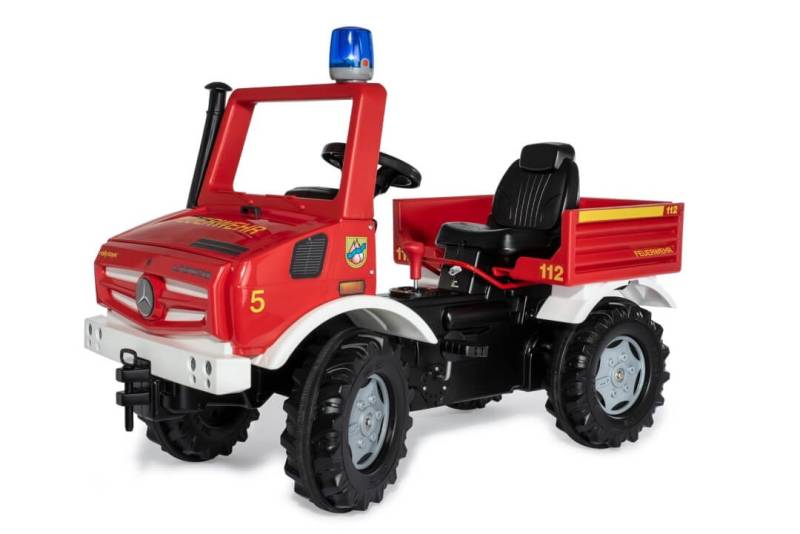 Tretfahrzeug rollyFire Unimog mit Schaltung und Bremse von rolly toys von rolly toys