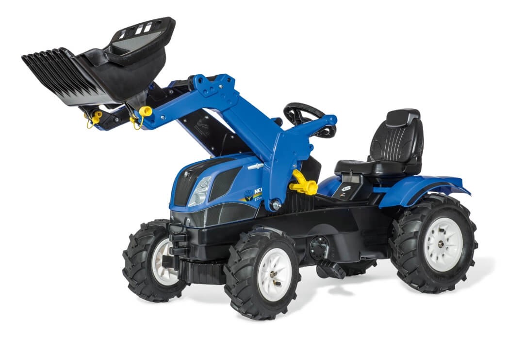 Trettraktor rollyFarmtrac New Holland, mit Lader und Luftbereifung Trettraktor rollyFarmtrac New Holland, mit Lader und Luftbereifung von rolly toys