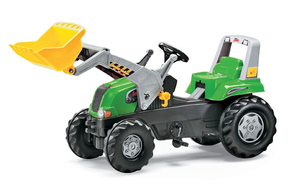 Trettraktor rollyJunior RT mit Lader, grün Trettraktor rollyJunior RT mit Lader, grün von rolly toys