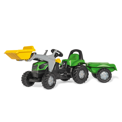 rolly®toys Kindertraktor rollykid Deutz-Fahr 5115 G TB mit Lader und Anhänger von rolly toys
