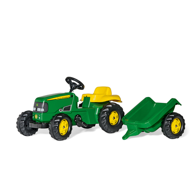rolly®toys Kindertraktor rollykid John Deere mit rollyKid Trailer 012190 von rolly toys