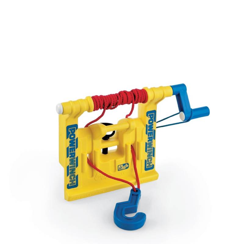 rollyPowerwinch- Seilwinde für Trettraktoren gelb von rolly toys