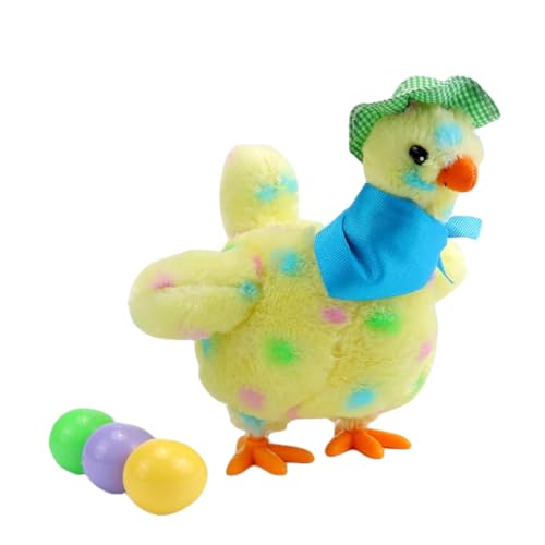 rongweiwang Lustige tanzende Eier Henne, interaktives Spielzeug für Kinder, Plüsch, lustige Henne, Plüschspielzeug, Eier Henne, Spielzeug, Henne, Puppe, Geschenk, Gelb rongweiwang Lustige tanzende Eier Henne, interaktives Spielzeug für Kinder, Plüsch, lustige Henne, Plüschspielzeug, Eier Henne, Spielzeug, Henne, Puppe, Geschenk, Gelb von rongweiwang